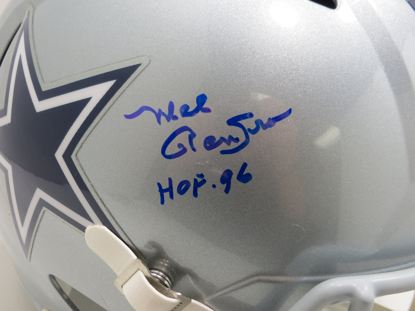 MEL RENFRO SIGNED DALLAS COWBOYS RIDDELL FULL SIZE HELMET w/HOF 96 JSA COA