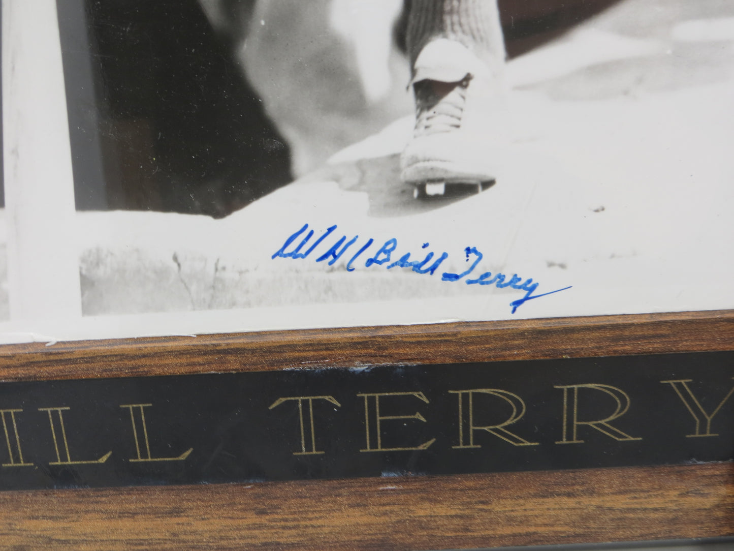 TED WILLIAMS & BILL TERRY SIGNED 400 HITTERS PLAQUE Boston Red Sox NY Giants JSA