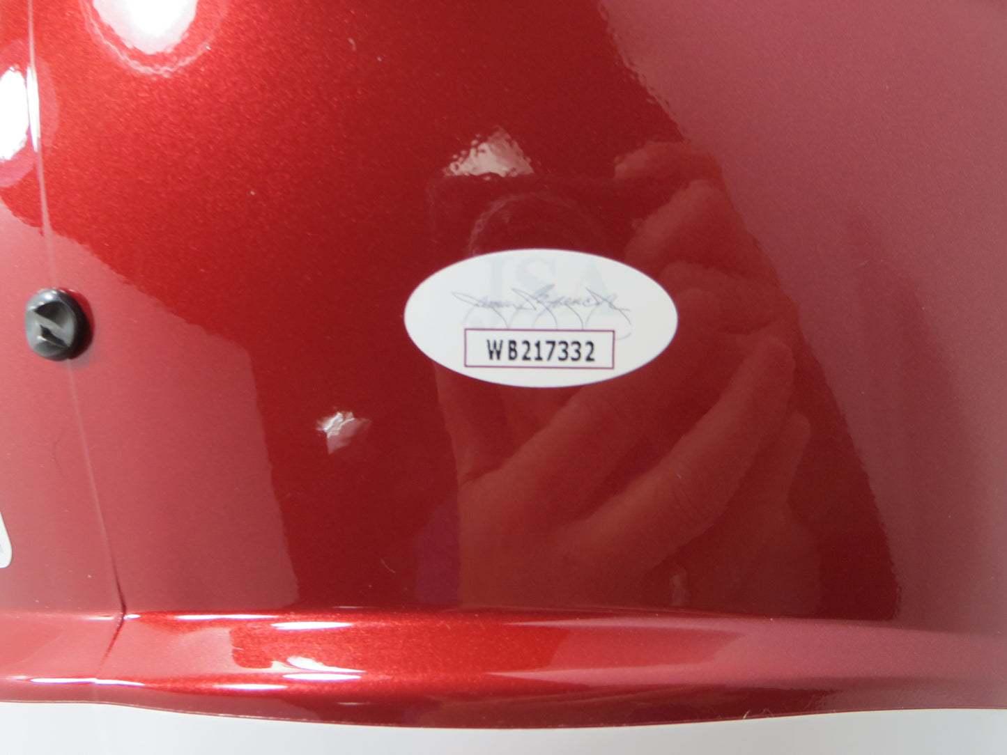 DARREN McFADDEN FELIX JONES SIGNED ARKANSAS RAZORBACKS FULL SIZE HELMET JSA