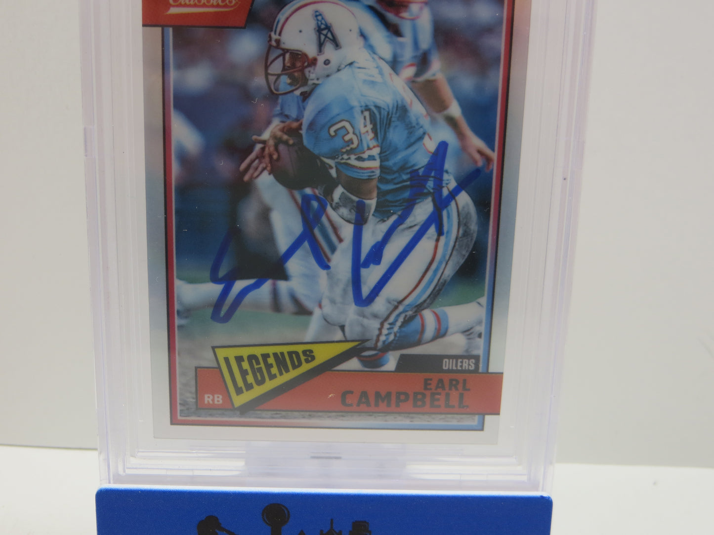 2012 CLASSICS PREMIUM EDITION RED BACK #192 EARL CAMPBELL BGS 10 AUTO