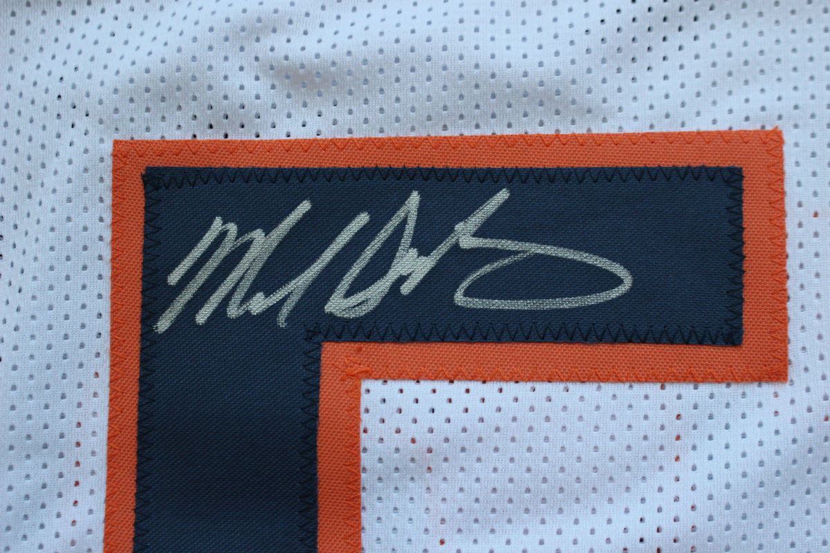 MIKE SINGLETARY CHICAGO BEARS SIGNED WHITE JERSEY w/HOF 98 Baylor Bears BAS