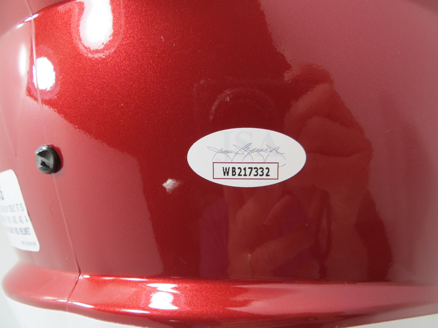 DARREN McFADDEN FELIX JONES SIGNED ARKANSAS RAZORBACKS FULL SIZE HELMET JSA