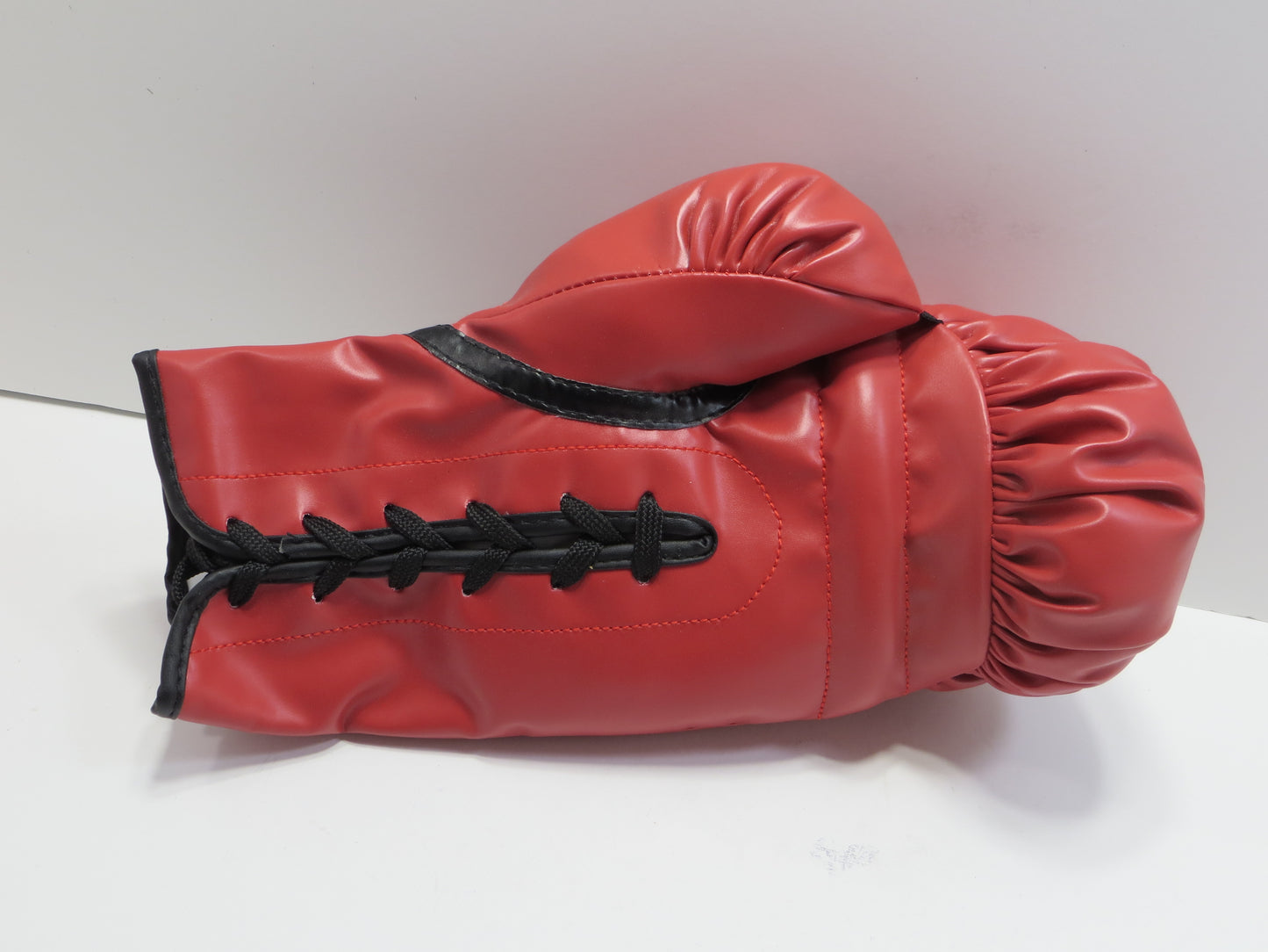 ED TOO TALL JONES SIGNED LEFT RED BOXING GLOVE Dallas Cowboys BAS COA