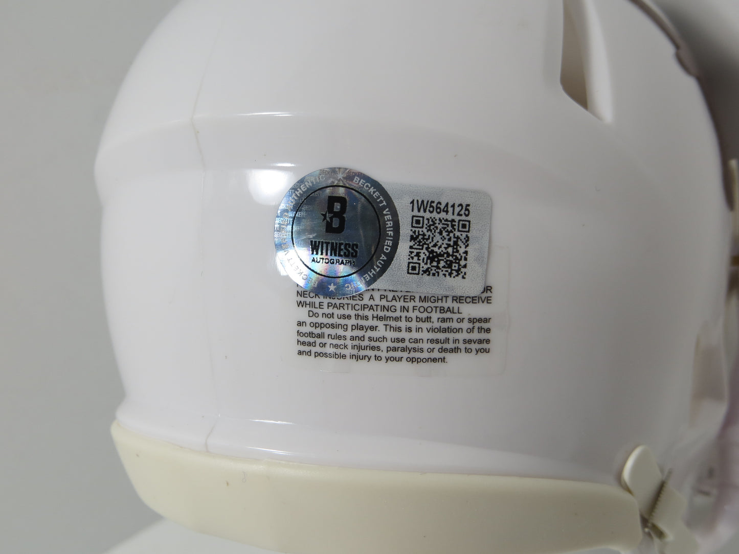 JORDAN SHIPLEY SIGNED TEXAS LONGHORNS Riddell MINI HELMET BAS COA