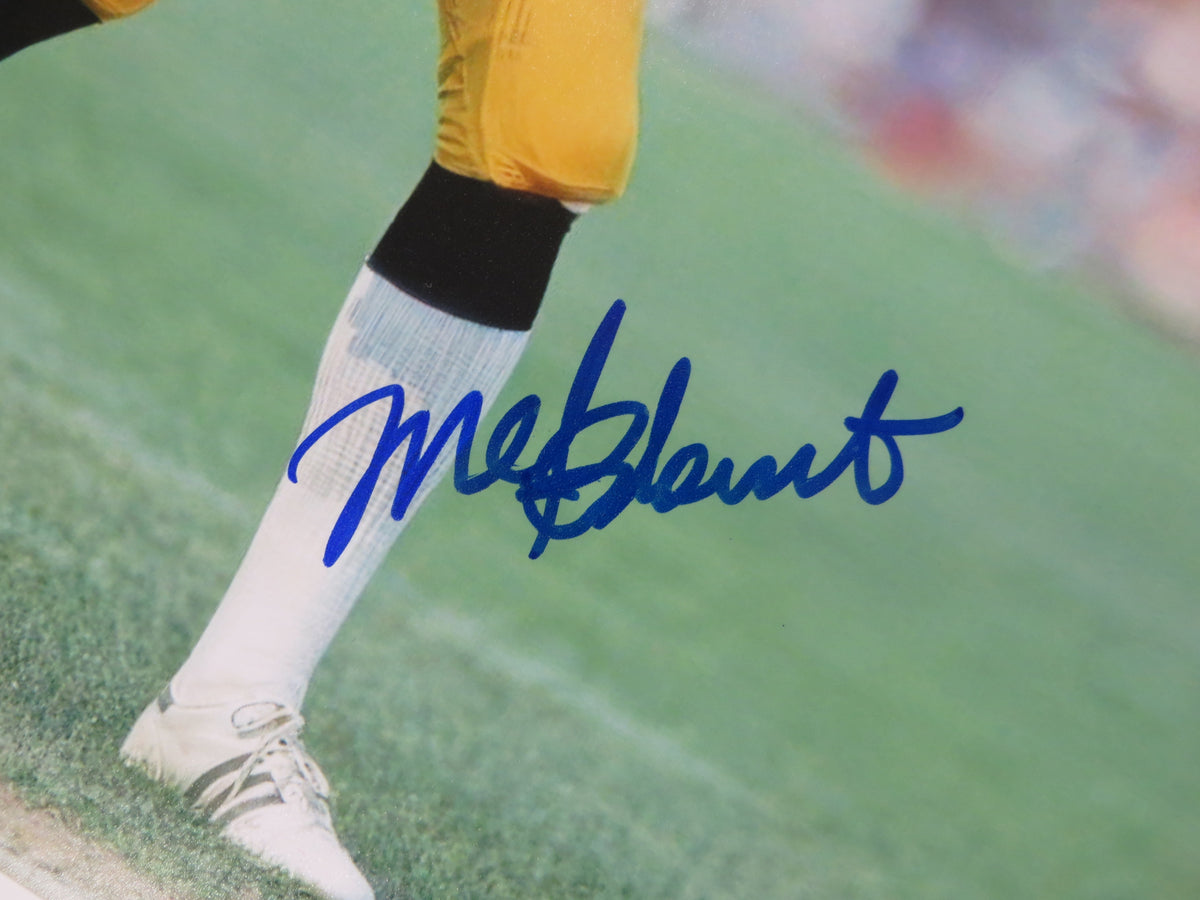 MEL BLOUNT PITTSBURGH STEELERS SIGNED 8x10 PHOTO BAS