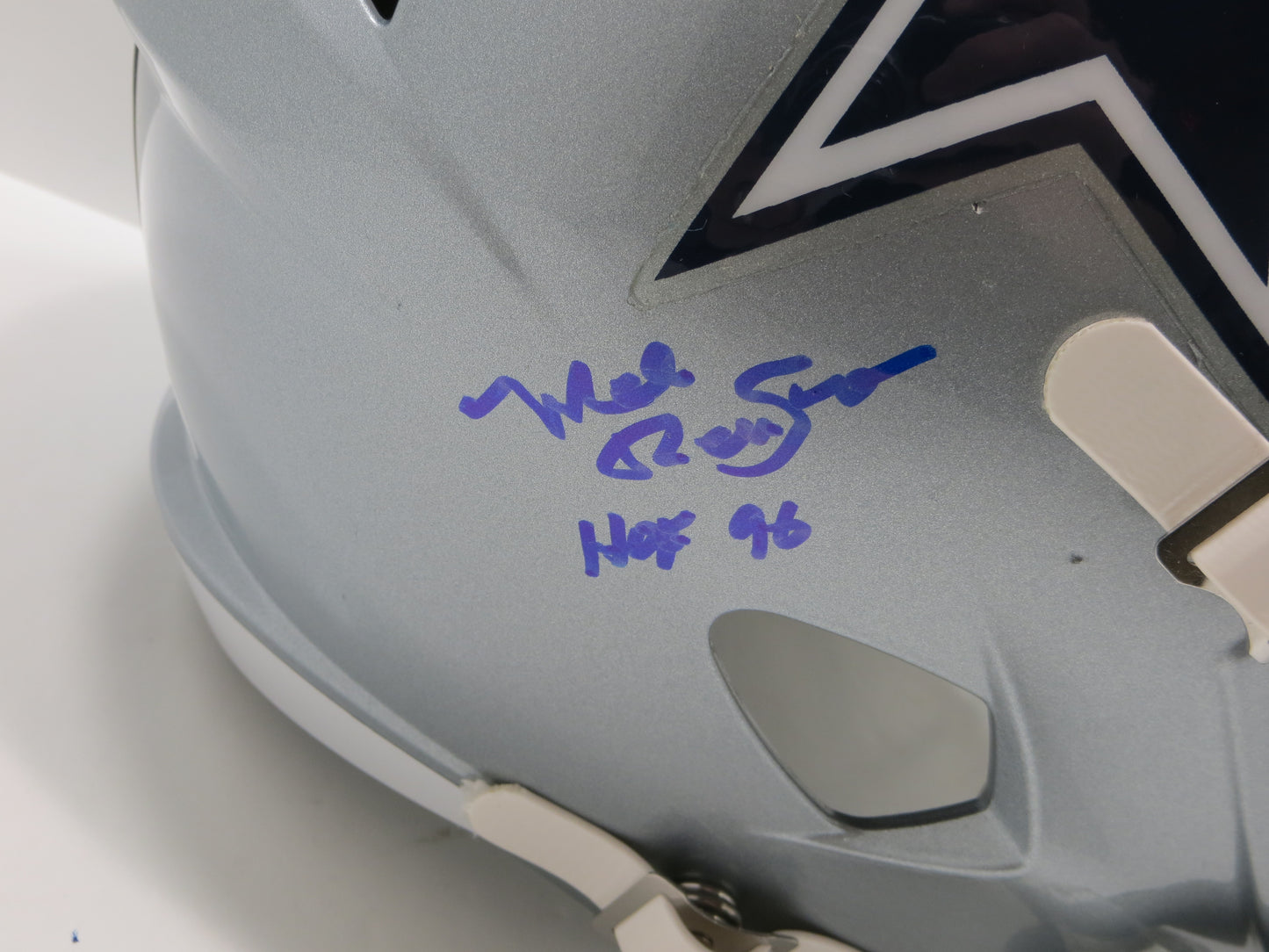 MEL RENFRO SIGNED DALLAS COWBOYS RIDDELL FULL SIZE HELMET w/HOF 96 JSA COA