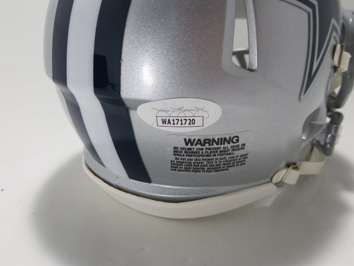 BOB LILLY SIGNED DALLAS COWBOYS RIDDELL MINI HELMET w/3 INSCs JSA COA