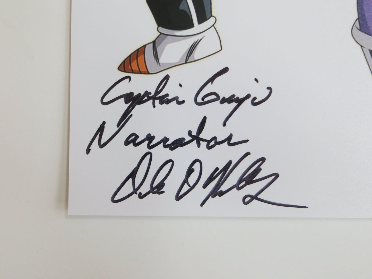 DALE KELLY Dragon Ball Z CAPTAIN GINYU Fighting Stance SIGNED 8x10 PHOTO BAS