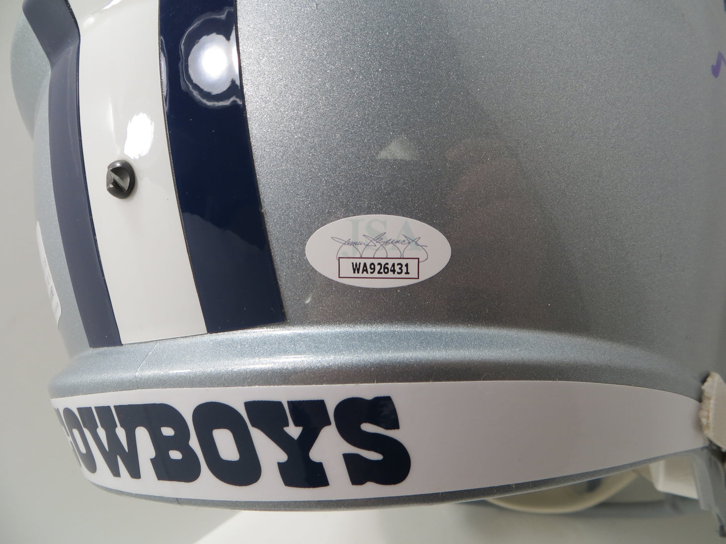 MEL RENFRO SIGNED DALLAS COWBOYS RIDDELL FULL SIZE HELMET w/HOF 96 JSA COA