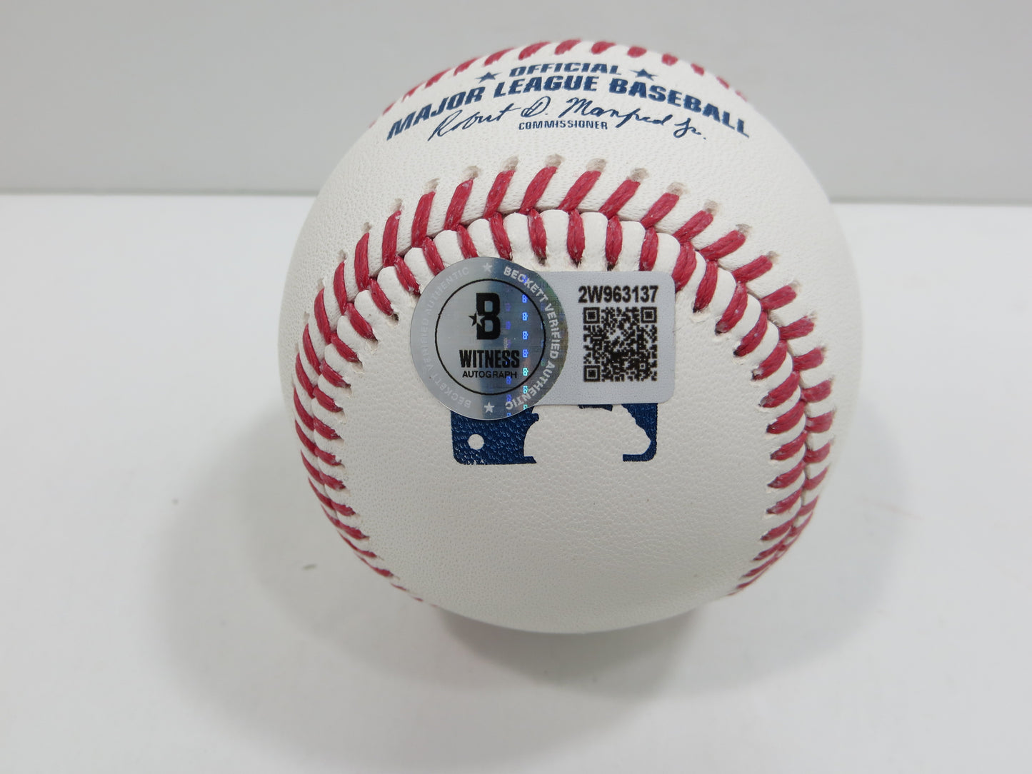 SEBASTIAN WALCOTT TEXAS RANGERS SIGNED RAWLINGS OML BASEBALL BAS COA