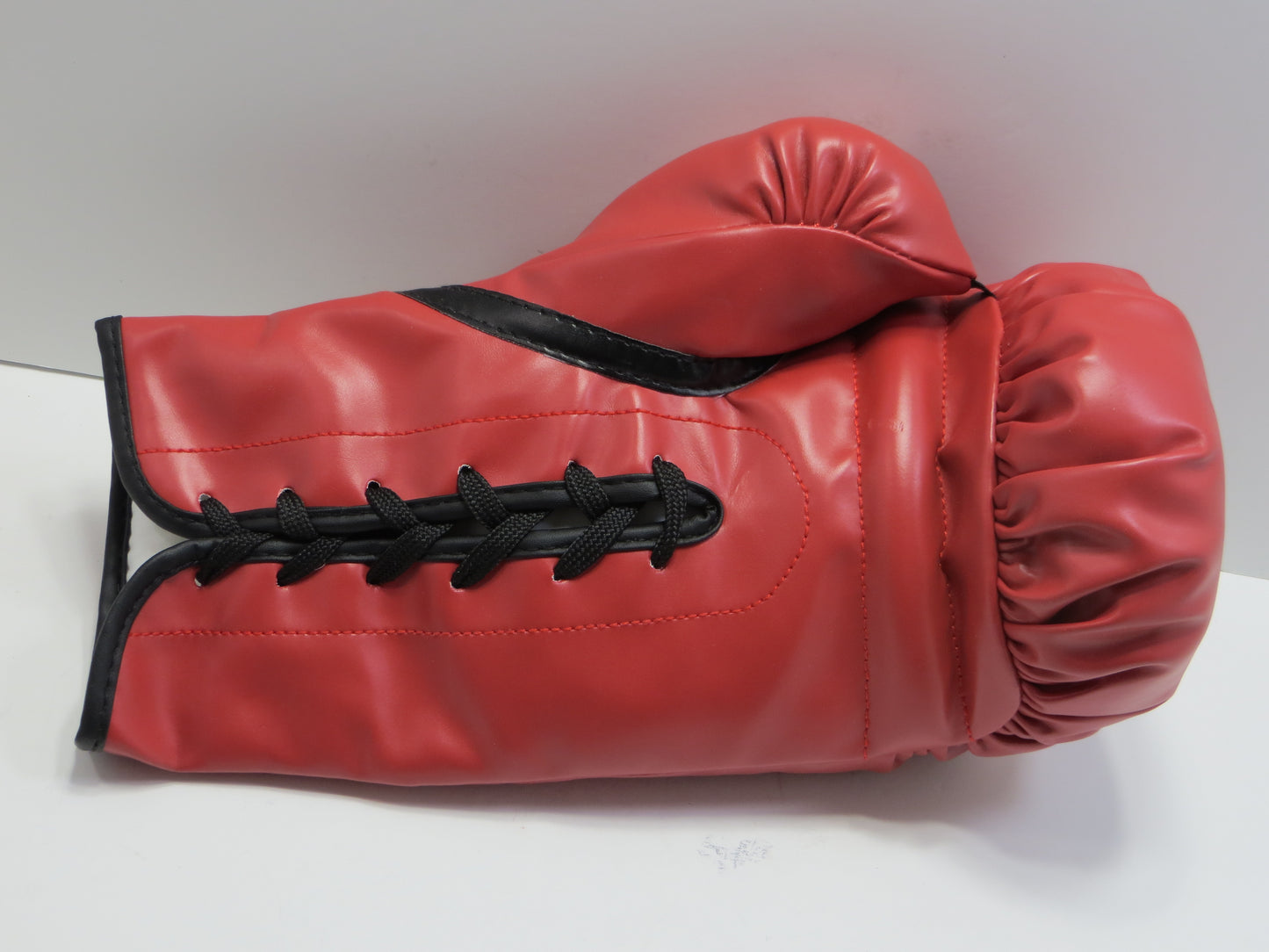ED TOO TALL JONES SIGNED LEFT RED BOXING GLOVE Dallas Cowboys BAS COA