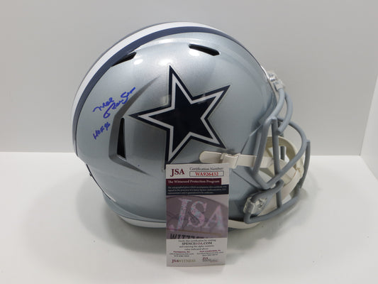 MEL RENFRO SIGNED DALLAS COWBOYS RIDDELL FULL SIZE HELMET w/HOF 96 JSA COA