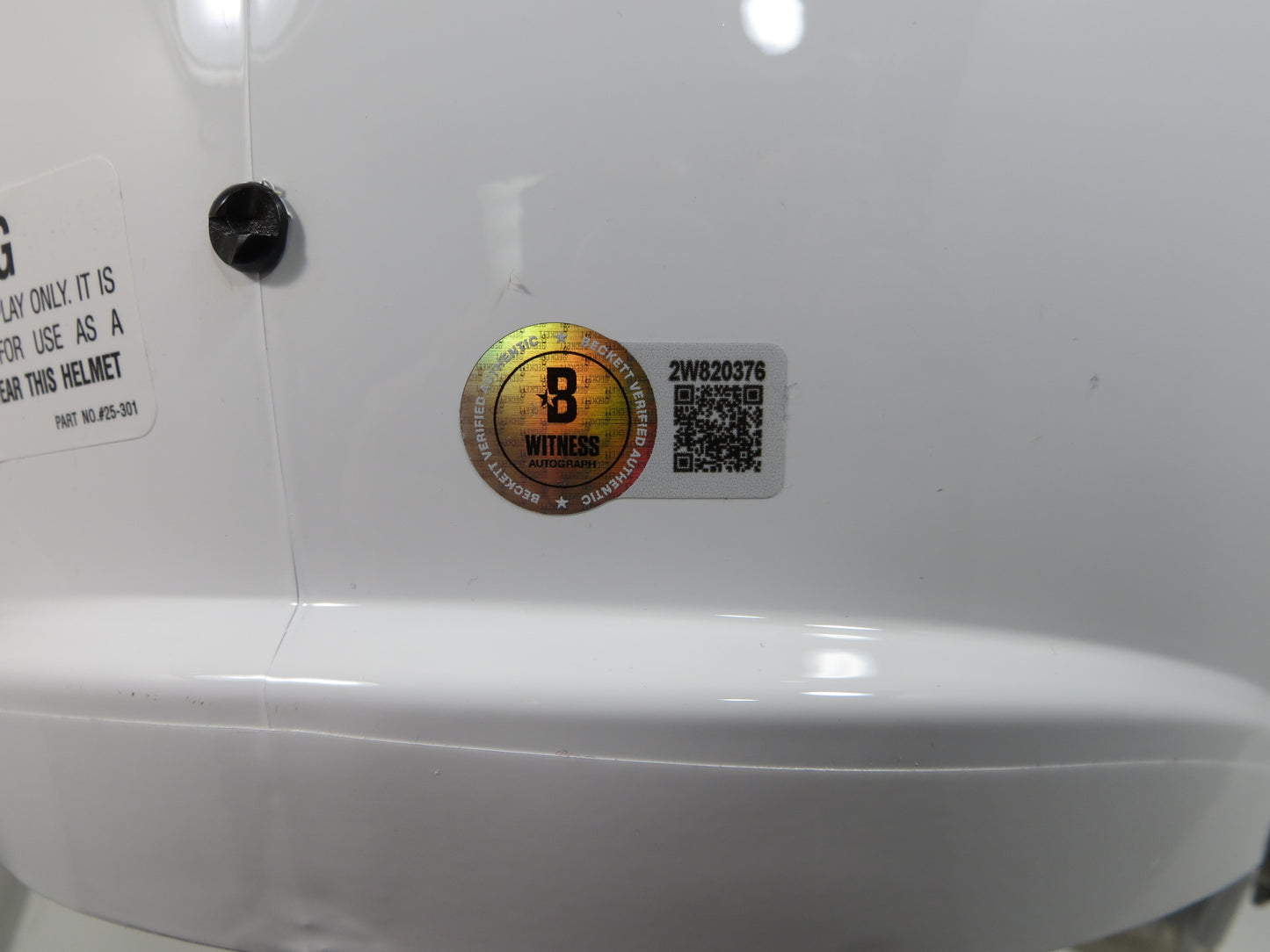 RICKY WILLIAMS TEXAS UT LONGHORNS SIGNED STATS Fullsize HELMET LONGHORNS BAS