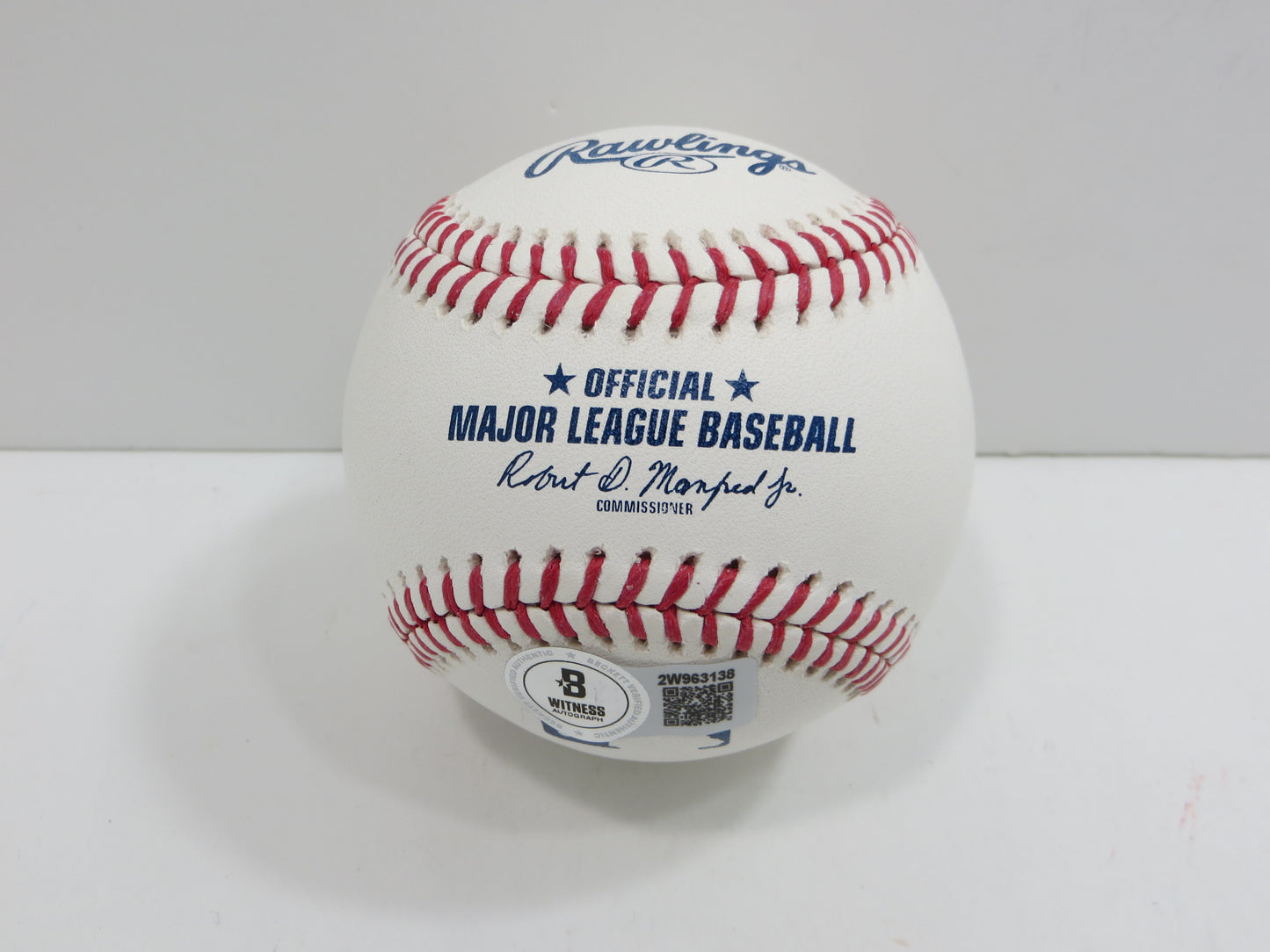 SEBASTIAN WALCOTT TEXAS RANGERS SIGNED RAWLINGS OML BASEBALL BAS COA