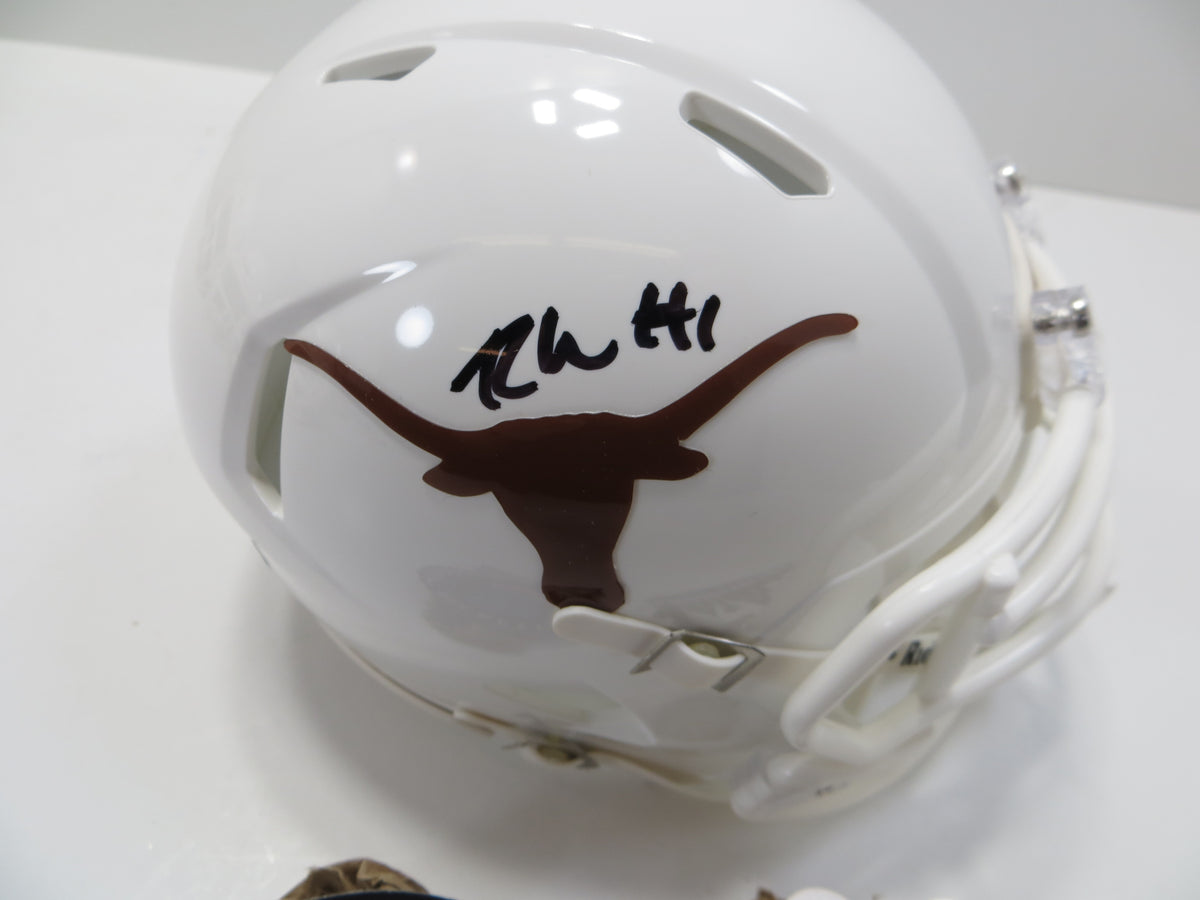 RYAN WINGO TEXAS LONGHORNS SIGNED Riddell MINI HELMET BAS