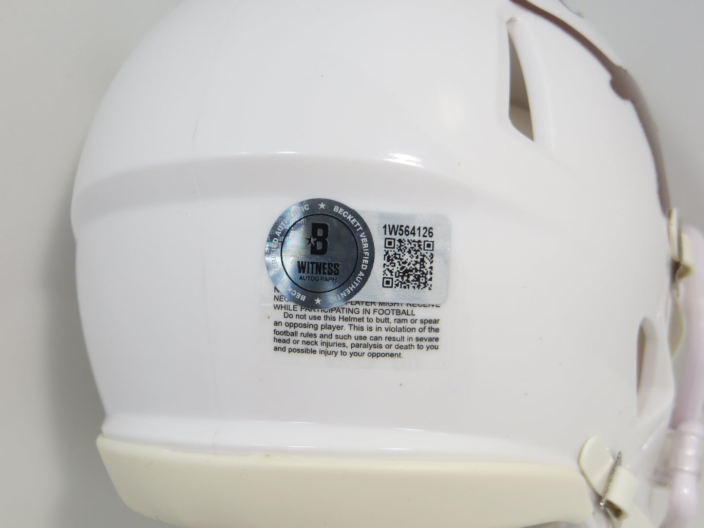 JORDAN SHIPLEY SIGNED TEXAS LONGHORNS Riddell MINI HELMET BAS COA