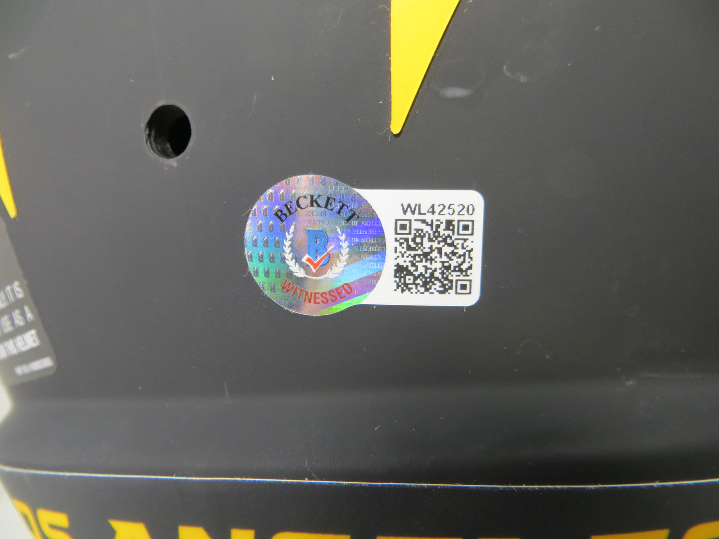 JUSTIN HERBERT SIGNED SAN DIEGO CHARGERS Eclipse FULL SIZE HELMET OREGON BAS