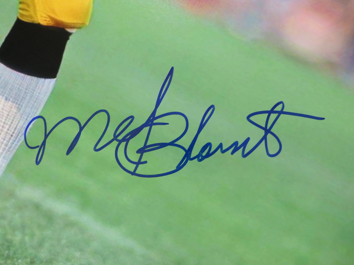MEL BLOUNT PITTSBURGH STEELERS SIGNED 16x20 PHOTO BAS