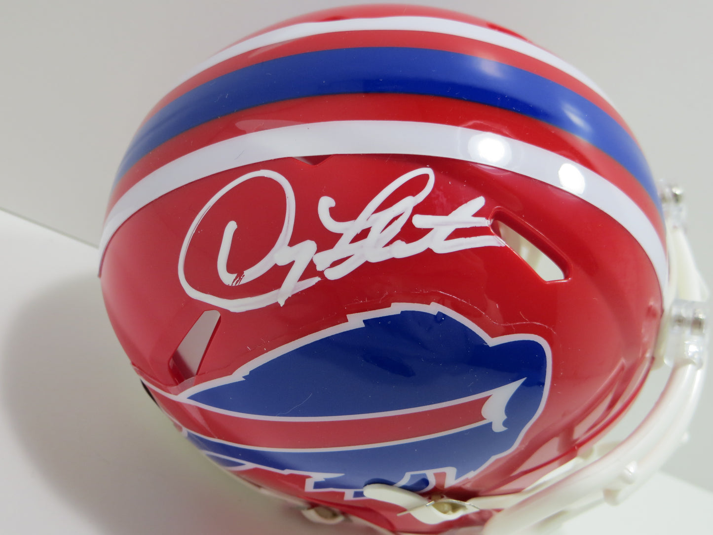 DOUG FLUTIE BUFFALO BILLS SIGNED MINI HELMET BC Eagles NE Patriots BAS COA