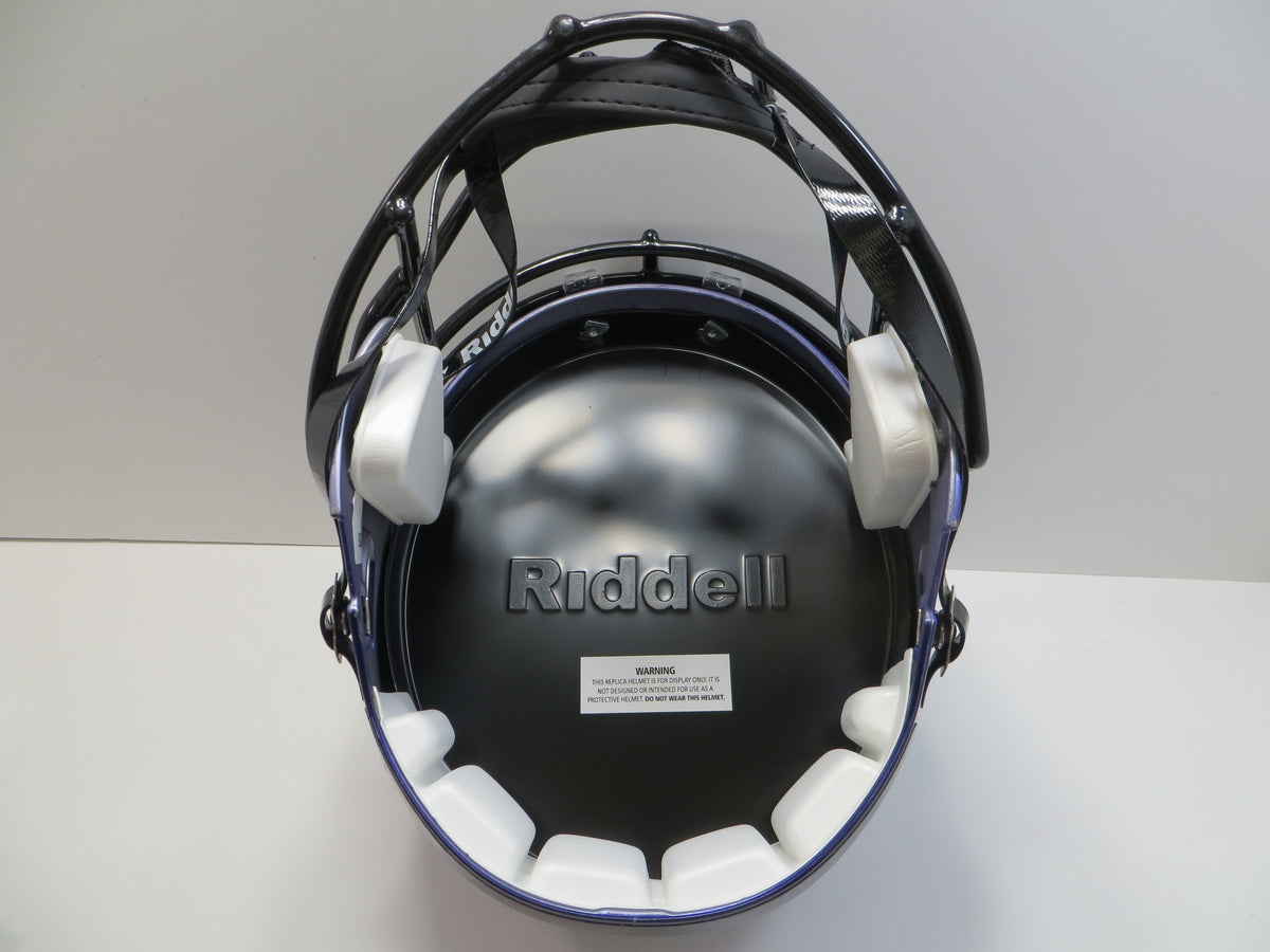 LaDAINIAN TOMLINSON TCU HORNED FROGS SIGNED Purple HELMET Chargers BAS
