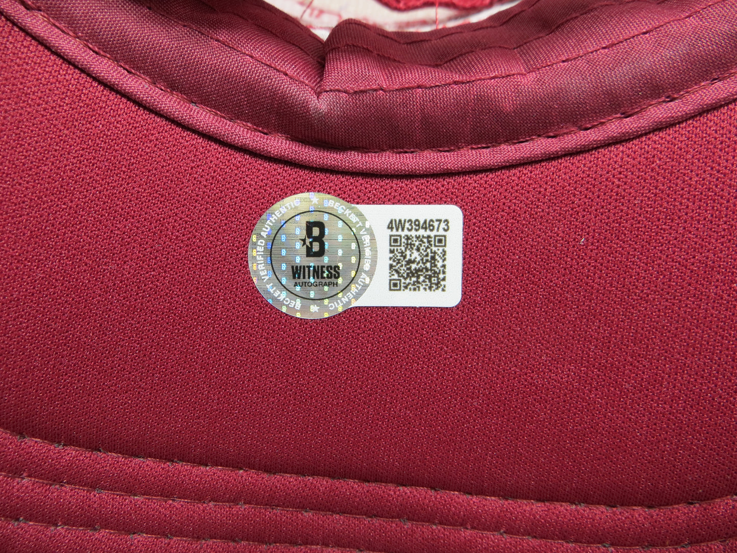 BARRY SWITZER OKLAHOMA OU SOONERS SIGNED BEAT TEXAS HAT Cowboys BAS