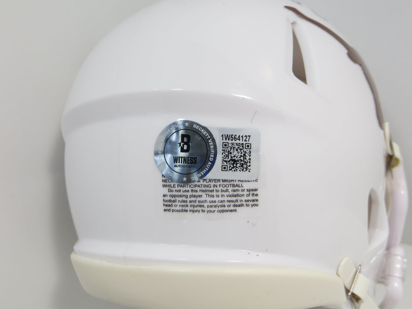 JORDAN SHIPLEY SIGNED TEXAS LONGHORNS Riddell MINI HELMET BAS COA