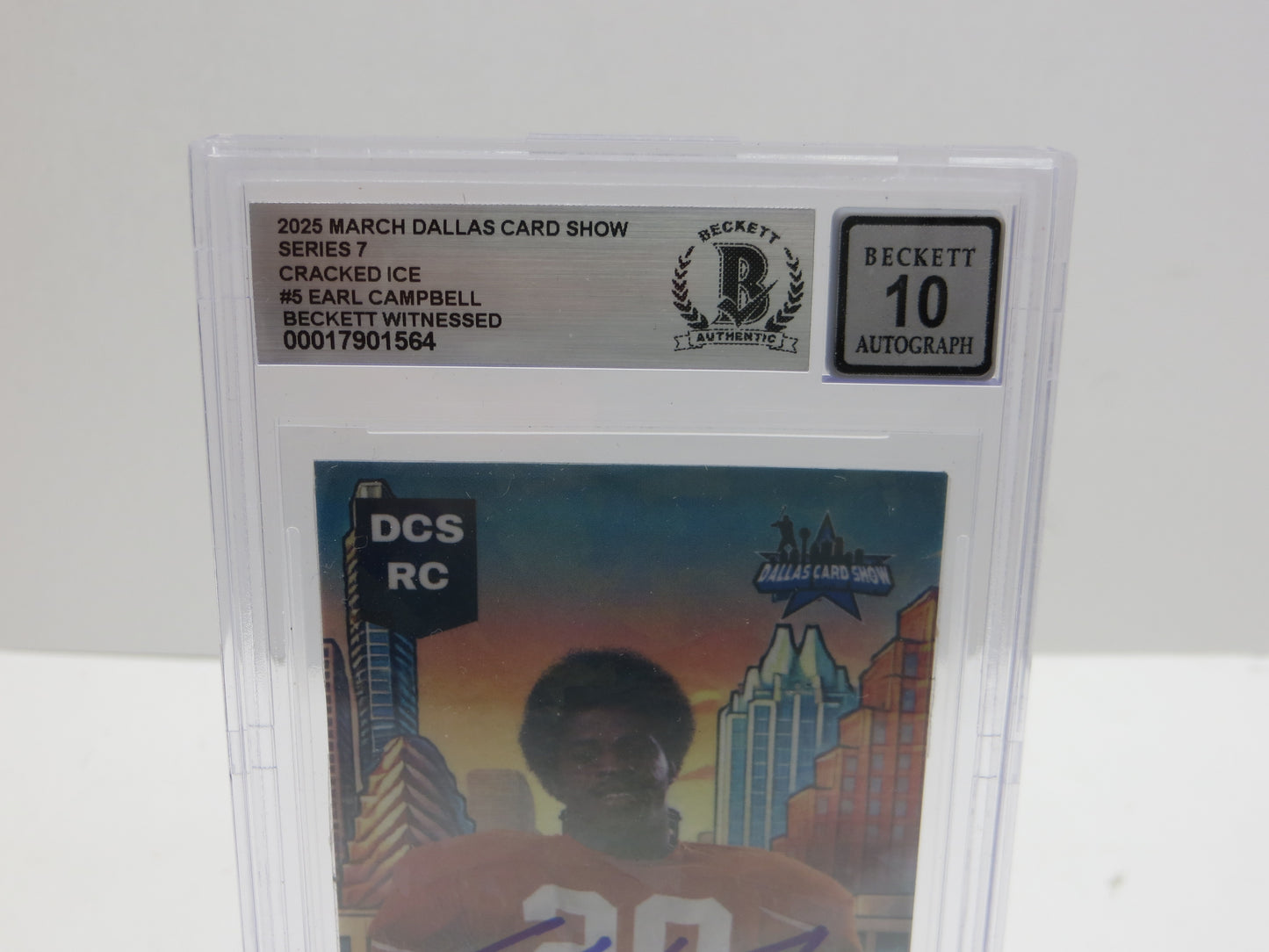 2025 MARCH DCS SERIES 7 #5 EARL CAMPBELL BAS 10 AUTO