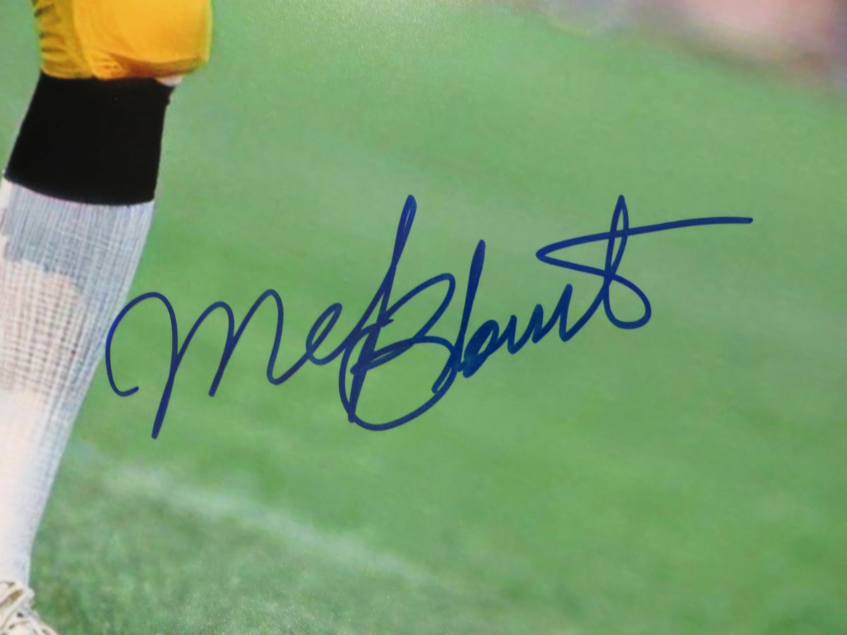 MEL BLOUNT PITTSBURGH STEELERS SIGNED 16x20 PHOTO BAS