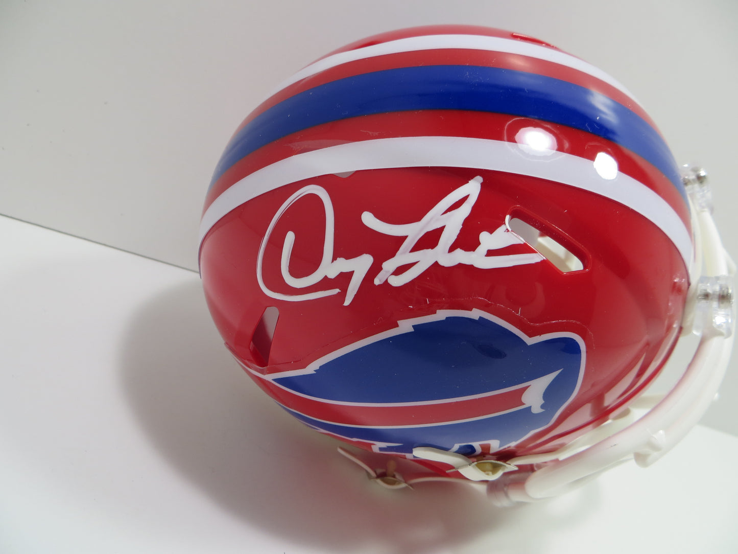 DOUG FLUTIE BUFFALO BILLS SIGNED MINI HELMET BC Eagles NE Patriots BAS COA