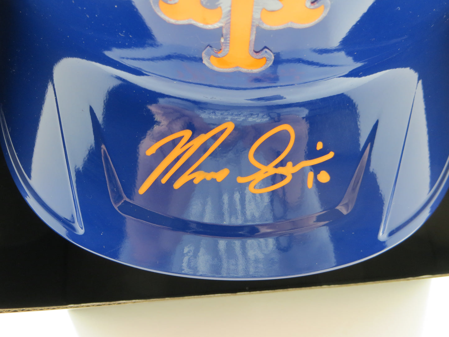 MARCUS SEMIEN SIGNED NEW YORK NY METS FULL SIZE BATTING HELMET BAS COA