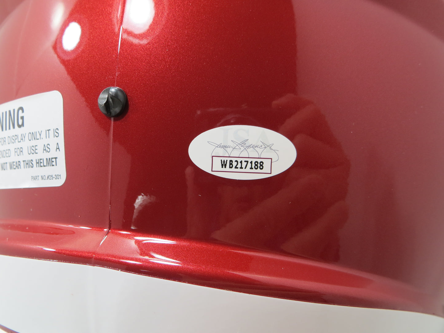 DARREN McFADDEN FELIX JONES SIGNED ARKANSAS RAZORBACKS HELMET w/WildHogs JSA