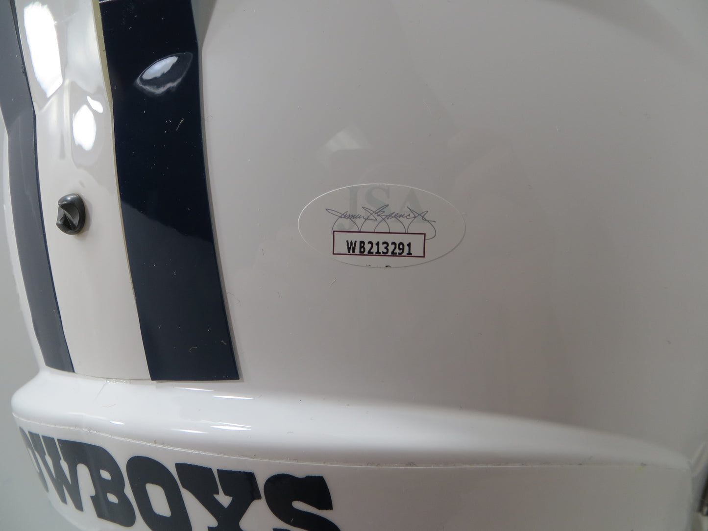 BOB LILLY SIGNED DALLAS COWBOYS RIDDELL FULL SIZE Alt HELMET w/5 INSCs JSA