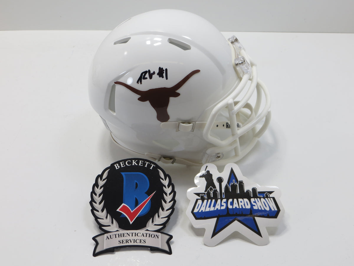 RYAN WINGO TEXAS LONGHORNS SIGNED Riddell MINI HELMET BAS