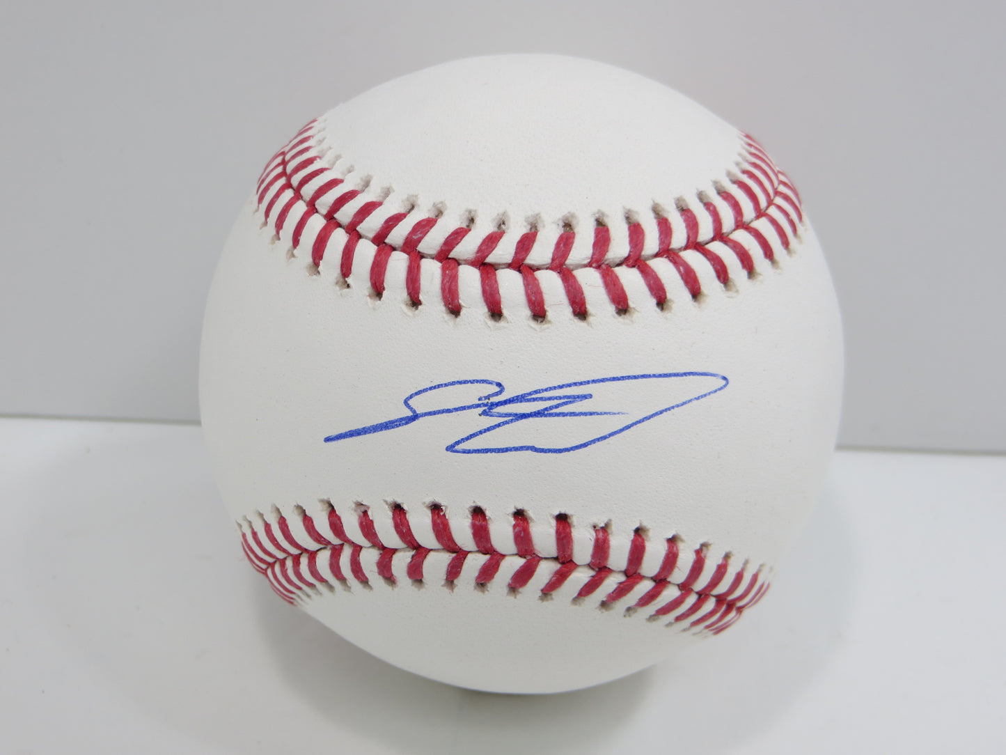 SEBASTIAN WALCOTT TEXAS RANGERS SIGNED RAWLINGS OML BASEBALL BAS COA