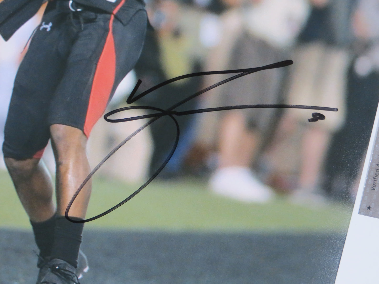 MICHAEL CRABTREE Texas Tech Red Raiders SIGNED 16x20 Touchdown PHOTO BAS COA