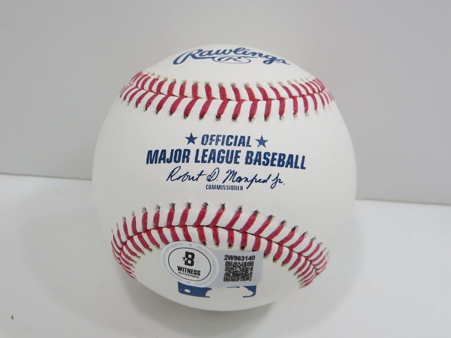 SEBASTIAN WALCOTT TEXAS RANGERS SIGNED RAWLINGS OML BASEBALL BAS COA