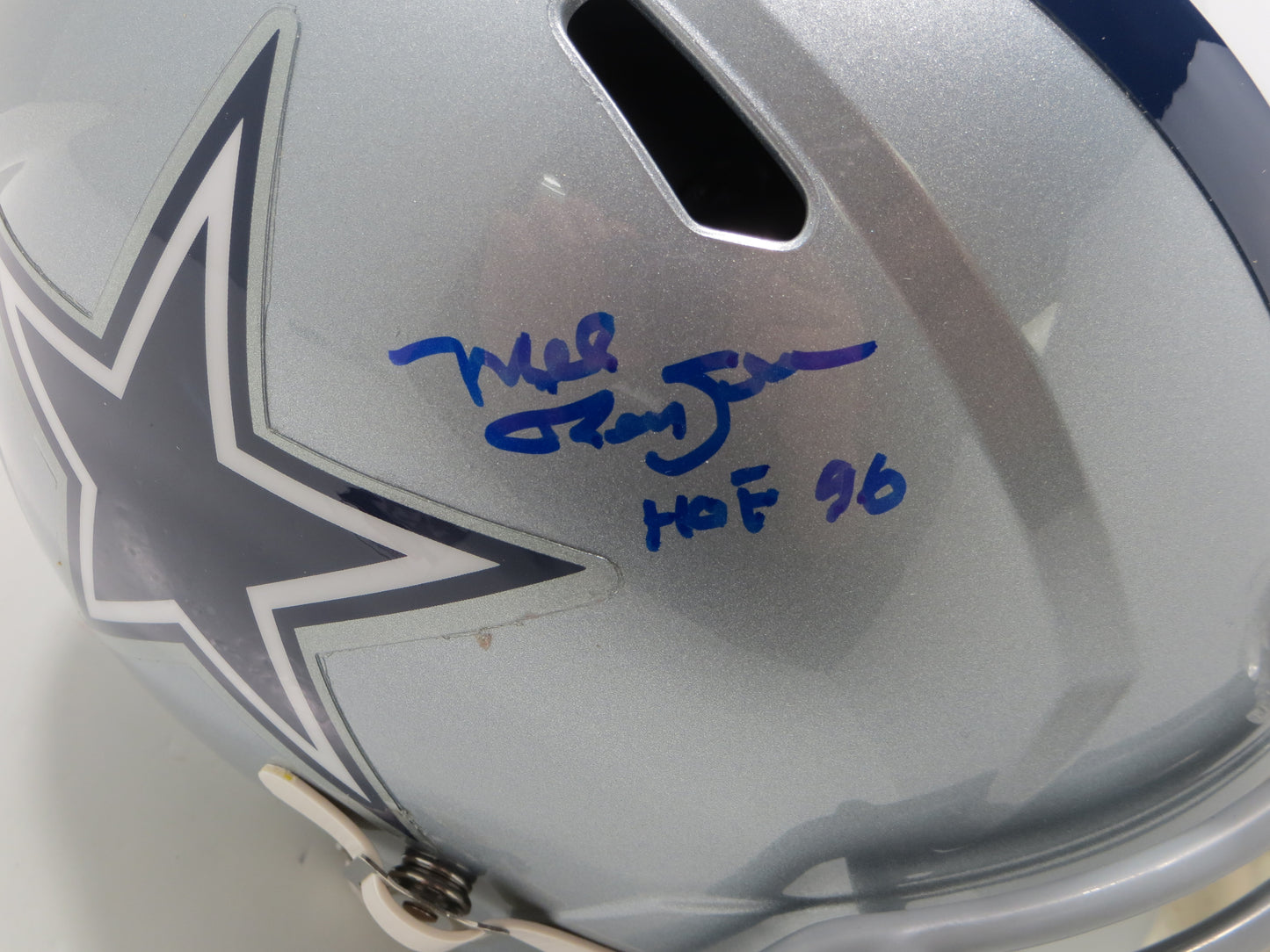 MEL RENFRO SIGNED DALLAS COWBOYS RIDDELL FULL SIZE HELMET w/HOF 96 JSA COA