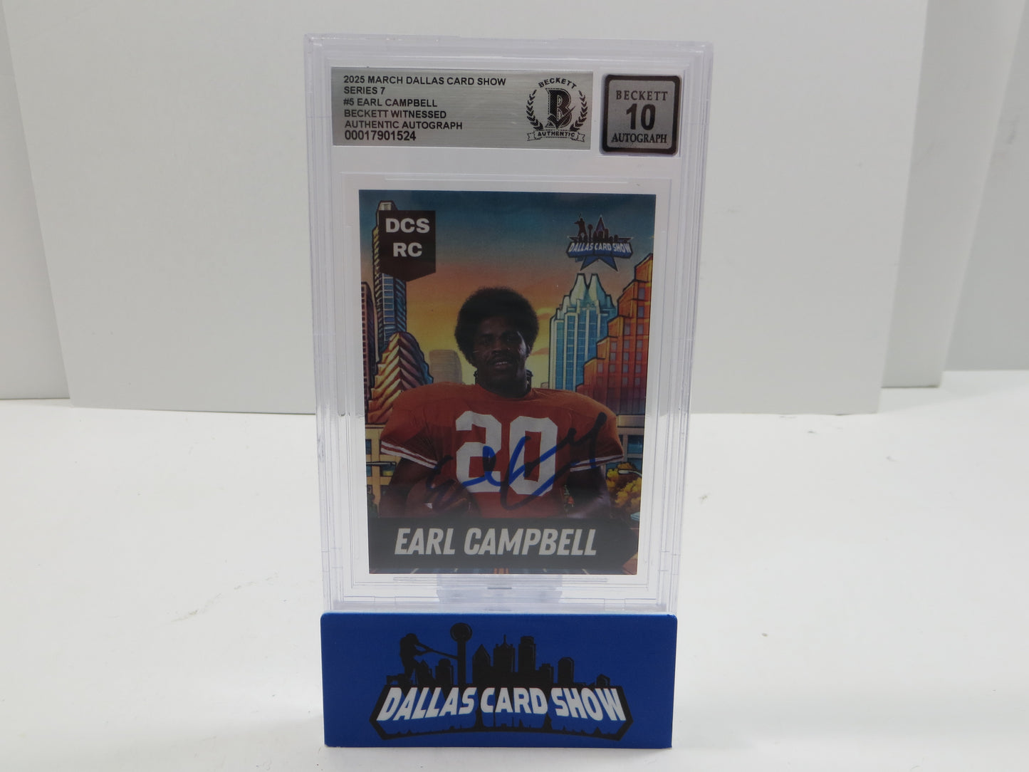 2025 MARCH DCS SERIES 7 #5 EARL CAMPBELL BAS 10 AUTO