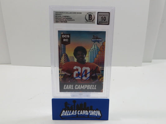 2025 MARCH DCS SERIES 7 #5 EARL CAMPBELL BAS 10 AUTO