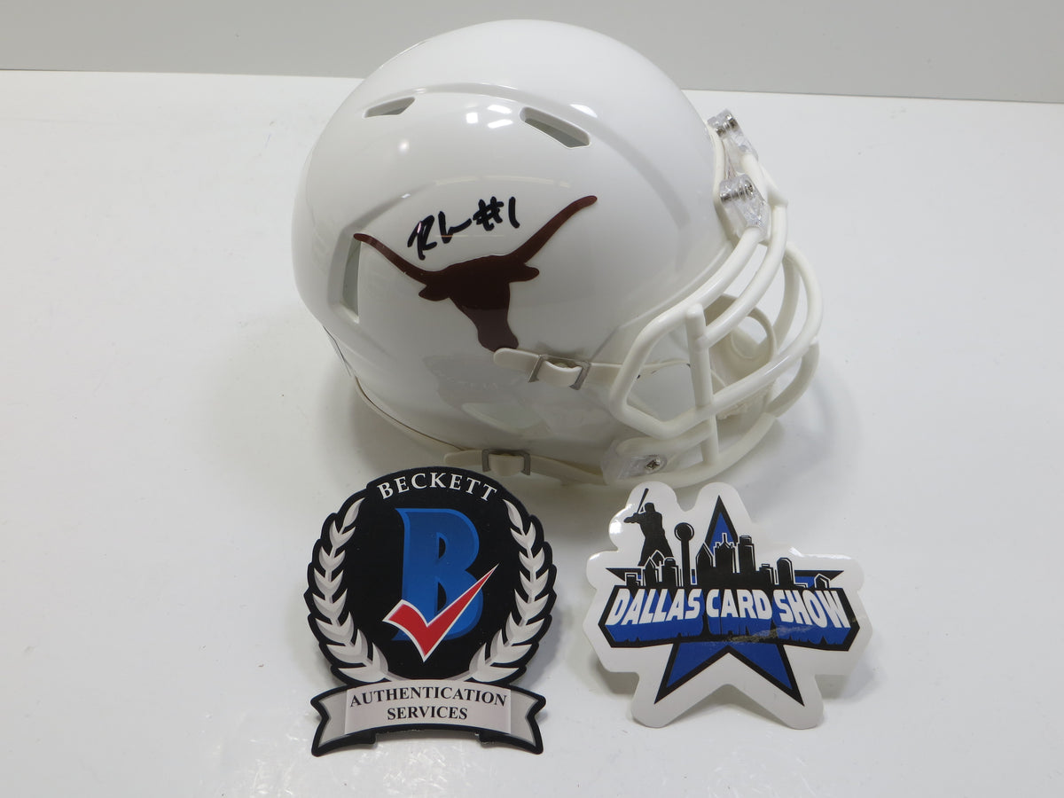 RYAN WINGO TEXAS LONGHORNS SIGNED Riddell MINI HELMET BAS