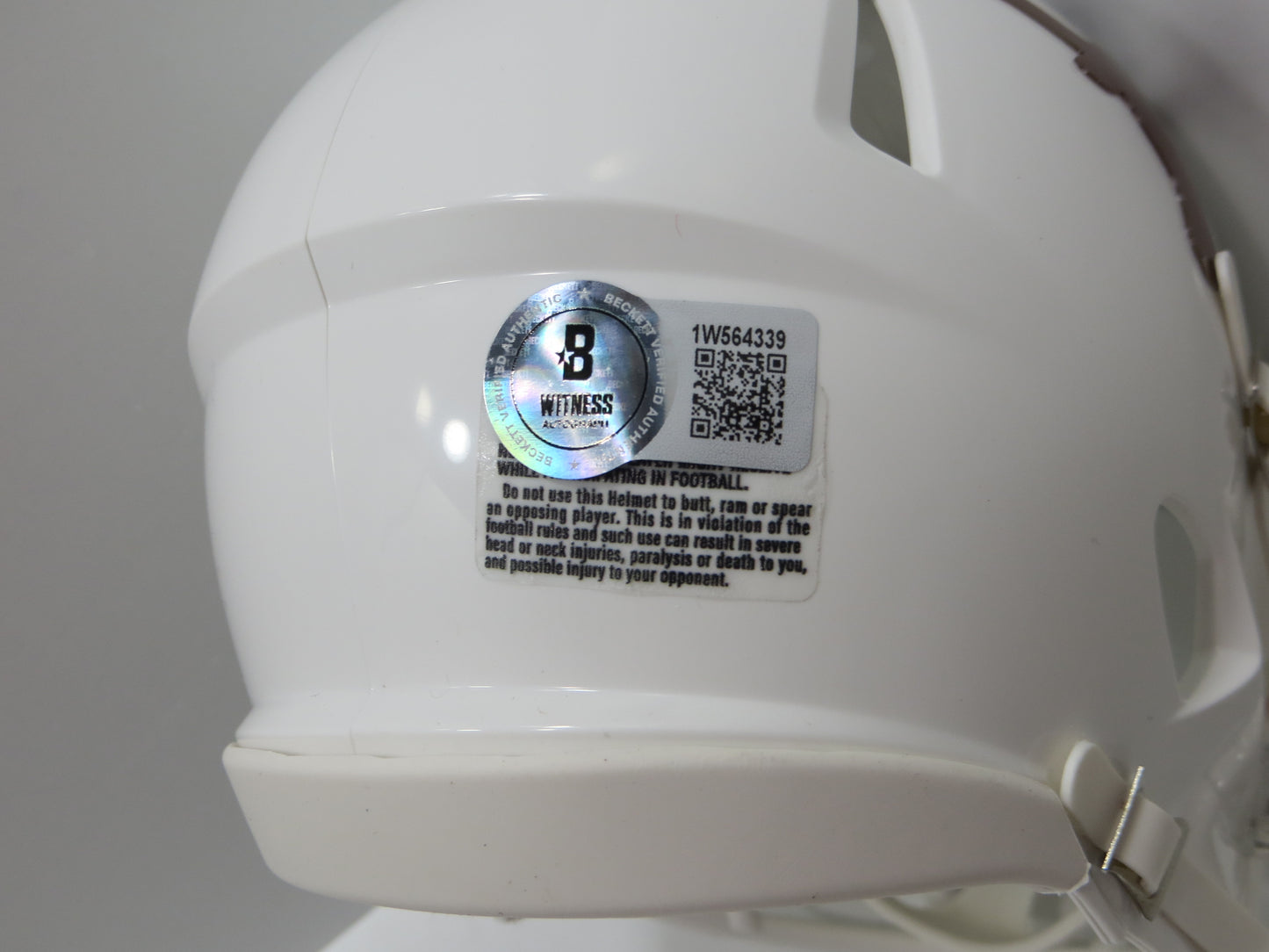 JORDAN SHIPLEY SIGNED TEXAS LONGHORNS Riddell MINI HELMET BAS COA