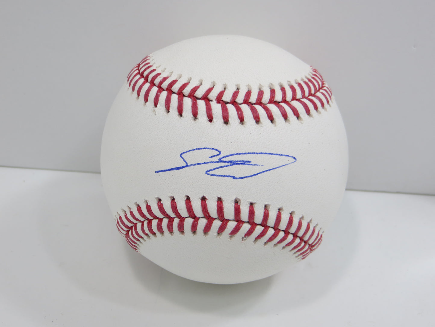 SEBASTIAN WALCOTT TEXAS RANGERS SIGNED RAWLINGS OML BASEBALL BAS COA