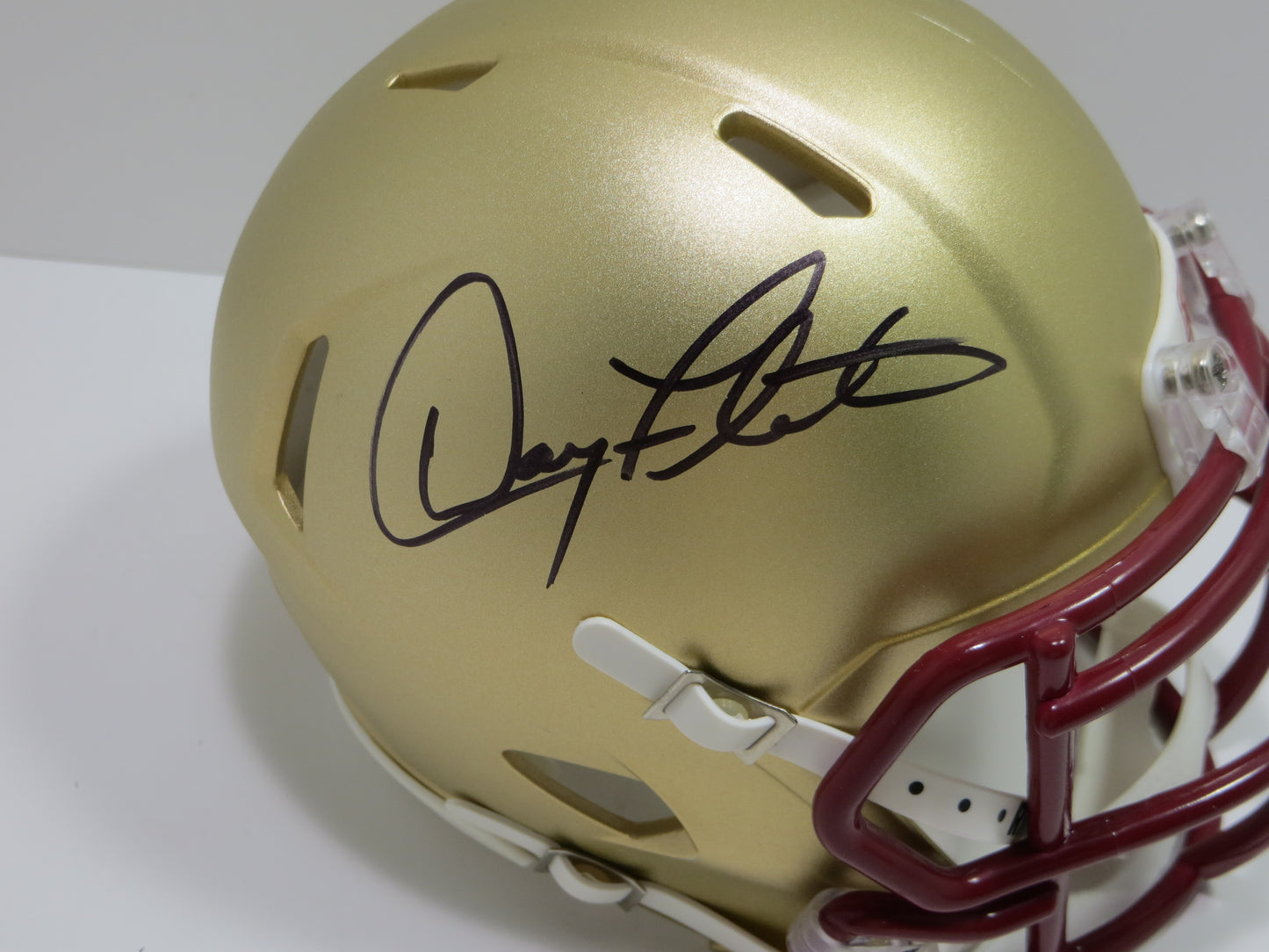 DOUG FLUTIE BOSTON COLLEGE EAGLES SIGNED MINI HELMET Bills Patriots BAS COA