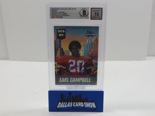 2025 MARCH DCS SERIES 7 #5 EARL CAMPBELL BAS 10 AUTO