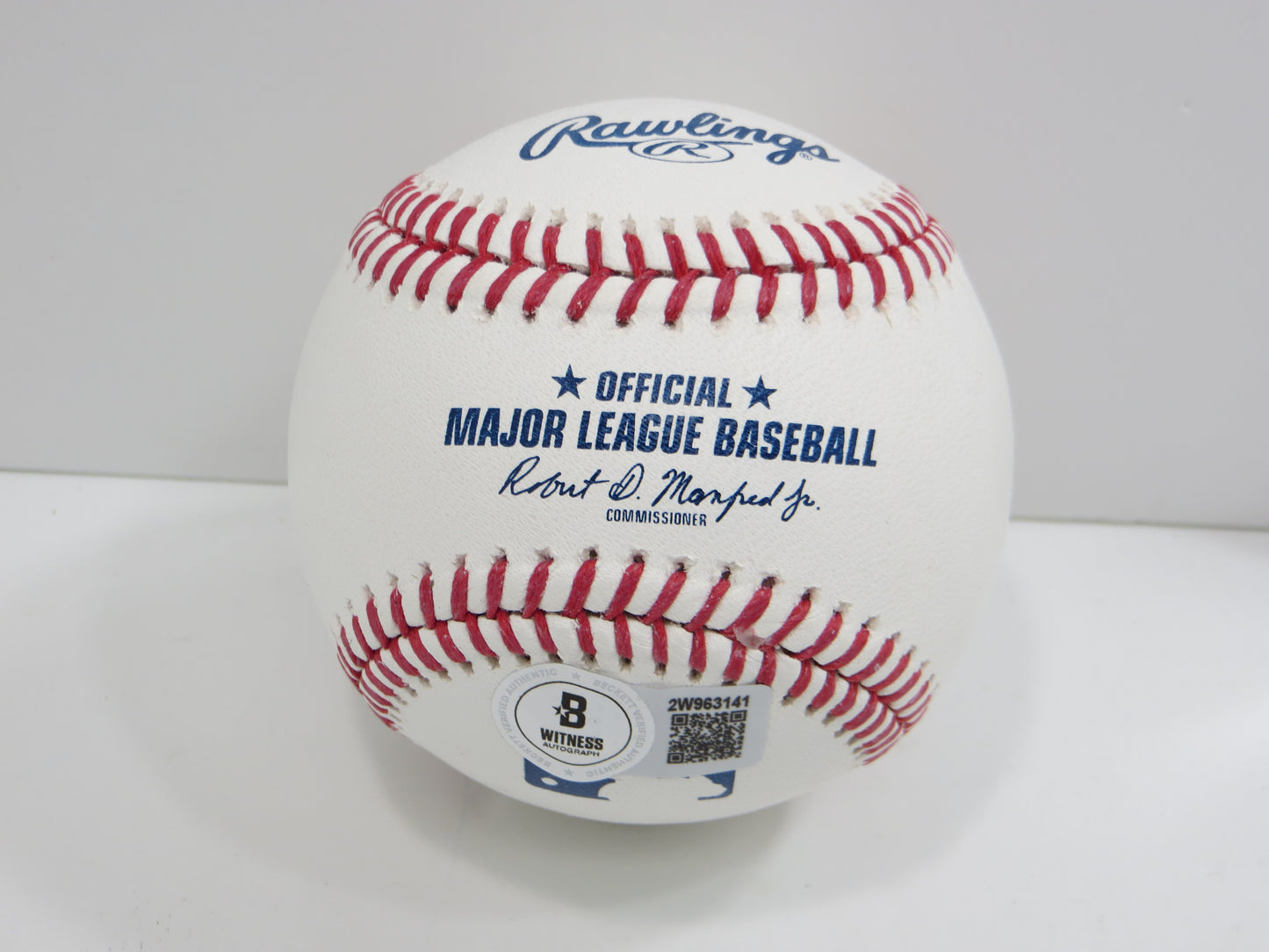 SEBASTIAN WALCOTT TEXAS RANGERS SIGNED RAWLINGS OML BASEBALL BAS COA