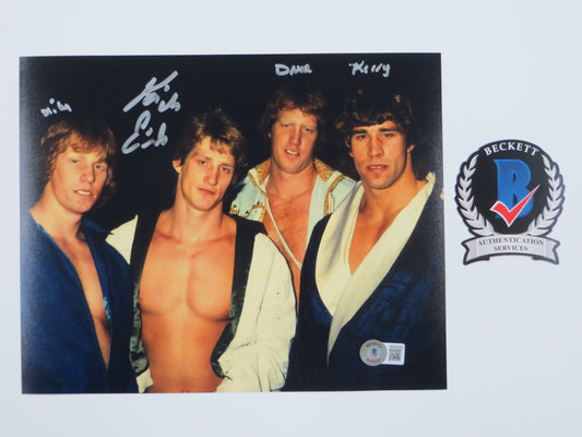 KEVIN VON ERICH SIGNED 8x10 PHOTO w/BROTHERS NAMES ADDED BAS COA
