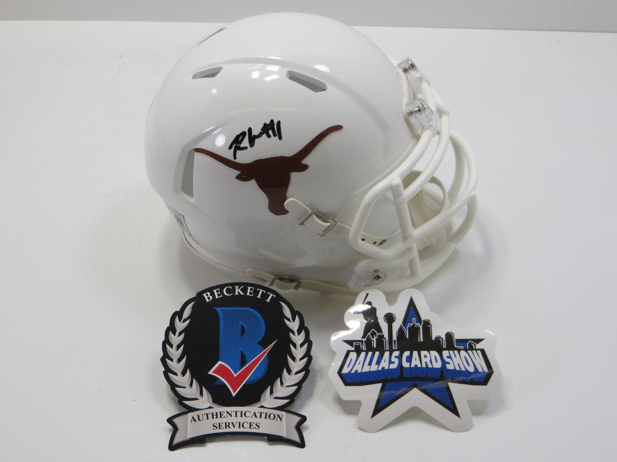 RYAN WINGO TEXAS LONGHORNS SIGNED Riddell MINI HELMET BAS