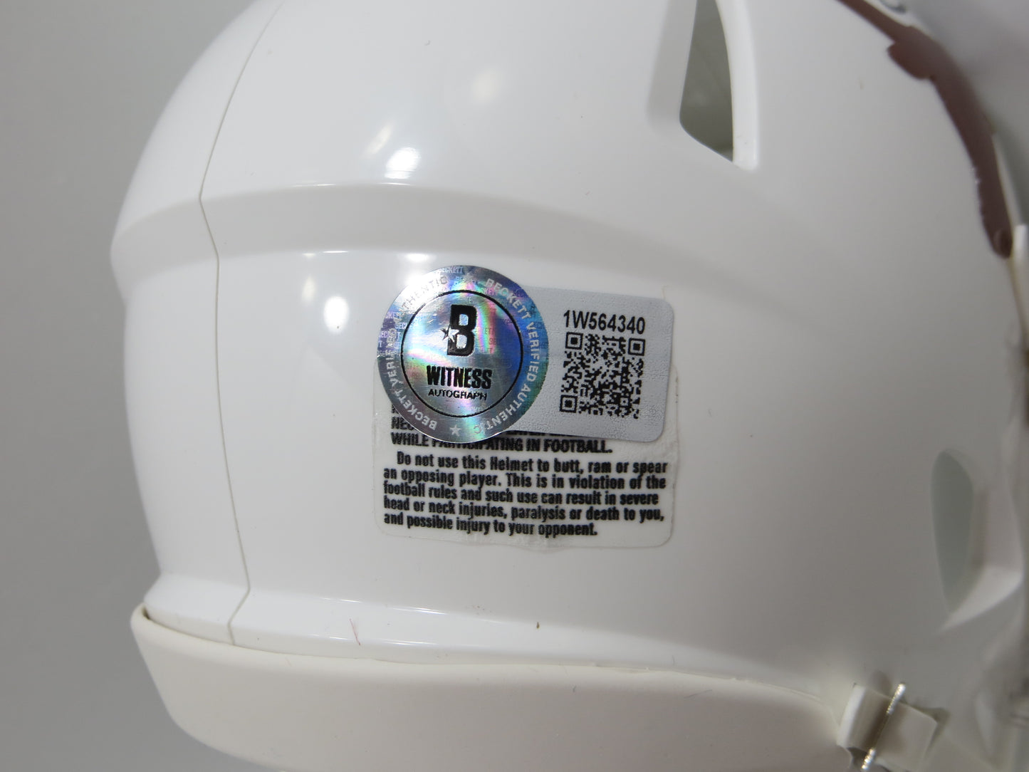 JORDAN SHIPLEY SIGNED TEXAS LONGHORNS Riddell MINI HELMET BAS COA