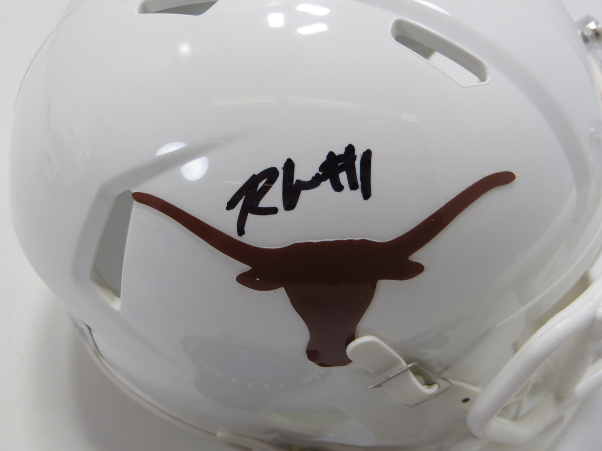 RYAN WINGO TEXAS LONGHORNS SIGNED Riddell MINI HELMET BAS