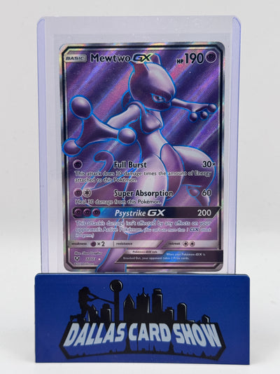 2017 Pokemon - Mewtwo GX (Full Art) - 72/73 Shining Legends NM